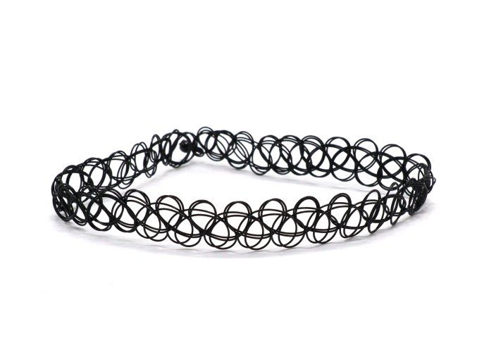 Plastový choker - 4 barvy