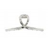 Kovový skřipec ve zlaté nebo stříbrné barvě