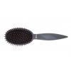 Šedý oválný kartáč na vlasy Leedi Brush
